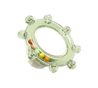 XuQiZZpp Bird Activity Glass Windmill Enrichment Toy for Beak Exercise Interactive Parrots Toy Chewable with Rotating Windmill