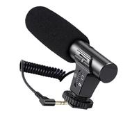 XuQiZZpp Camera Mounted Microphones With 3A Battery Operations Long Spring Cable For Cameras Interviews Camera Mics