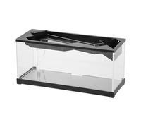 XuQiZZpp Clear Acrylic Desktop Fish Tanks Integrated Water Pumps Fish Habitat with Heating Pad LED For Pet
