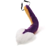 XuQiZZpp Costume Props Anime Tail Cosplay Wolf Tail Soft Long Kitten Animal Costume for Halloween Fancy Party