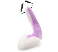 XuQiZZpp Costume Props Anime Tail Cosplay Wolf Tail Soft Long Kitten Animal Costume for Halloween Fancy Party