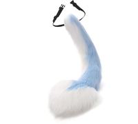 XuQiZZpp Costume Props Anime Tail Cosplay Wolf Tail Soft Long Kitten Animal Costume for Halloween Fancy Party
