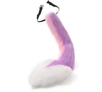 XuQiZZpp Costume Props Anime Tail Cosplay Wolf Tail Soft Long Kitten Animal Costume for Halloween Fancy Party