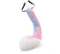 XuQiZZpp Costume Props Anime Tail Cosplay Wolf Tail Soft Long Kitten Animal Costume for Halloween Fancy Party