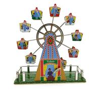 XuQiZZpp Creative Ferris Wheel up Toy Music Box for Coffee Shop Display Decor Post-80s Tinplate Nostalgic Vintage Toy