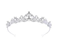 XuQiZZpp Dazzling Silver Rhinestone Bridal Adjustable Hair Accessory for Formal Activities Pageants and Present Occasions Rhinestones Headpiece