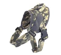 XuQiZZpp Dog Tacticals Harness for Large Dogs Pulling Adjustable Dog Vest with Handle Heavy Duty Metal Hook & Panel for