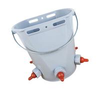 XuQiZZpp Duty Multi Animal Feeding Bucket with Teats for Lamb Pigs Foals 8L Farm Livestock Accessory Puppy/lamb/piglets Nursing Bucket