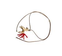 XuQiZZpp Elegant Long Layer Pendant Necklace Braided Wax Cord Styles Jewelry for Daily Wear