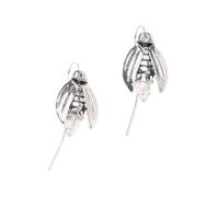 XuQiZZpp Europe And America New Earring Personality Cicada Alloy Drop Earrings For Women Fashion Stone Jewelry