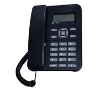 XuQiZZpp Fixed Landline Phone Desktop Telephone for Corporate Offices and Hospitality Caller Identification Energy Saving