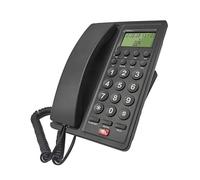 XuQiZZpp Fixed Landline Phone Desktop Telephone for Corporate Offices and Hospitality Caller Identification Energy Saving