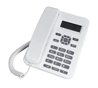 XuQiZZpp Fixed Landline Phone Desktop Telephone for Corporate Offices and Hospitality Caller Identification Energy Saving