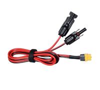 XuQiZZpp Flexible Solar Panel Charging Cable With To XT60 Adapter 12AWG For Power Solution Solar Panel Cable