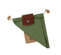 XuQiZZpp Foldable Waxed Canvas Foraging Pouches for Outdoor Tool Storage Hiking Waist Pack Leather Mushroom Belt Bag