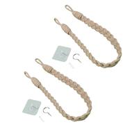 XuQiZZpp Hand Woven Curtain Tiebacks Not Drilling Drape Holdbacks Rope,Decorative Curtains Ties for Outdoor Yard Garden Farm