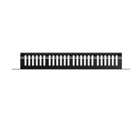 XuQiZZpp Heavy Duty 1U Server Rack Cable Management Panel 19inch 24 Position 48 Port High Densitys Data Center
