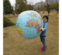 XuQiZZpp Interesting Inflatable PVC Big World Map Teaching Toy Party Game Props For School Celebration Indoor Party Playset