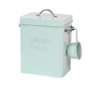 XuQiZZpp Laundry Room Storage Box Washing Powder Storage Tin with Metal Laundry Powder Tin for Ideal for Holding Detergent
