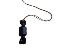 XuQiZZpp Long Candy Pendant Wax Rope Necklace Unique Sweater Chain For Casual Event Romance Dates Social Gatherings