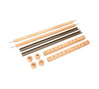 XuQiZZpp Mulfunctional Adjustable Wood Embroidery Frame Retangular Wooden Stitching Hoop for Needlework Stitching Sewing Craft