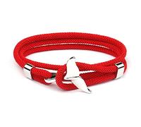XuQiZZpp Multilayer Milan-Rope Viking-Bracelet Charm Whale Tail for Men Wristband Jewelry Beach Wristband Chain Jewelry Whale Tail Bracelets for Women