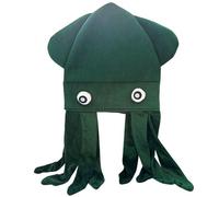 XuQiZZpp Multipurpose Squid Hat For Adult And Funny Headcover Hat With Soft Fabric Cuttlefish Hats Costume Accessories
