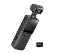 XuQiZZpp Portable Handheld 4K Pocket Camera 180 Degree Rotating Camera Portable Digital Video Recorder Cycling Sports Camcorder