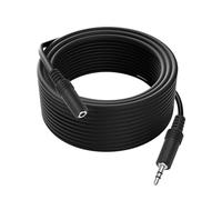 XuQiZZpp Professional 3.5mm Male To Female Cable 1/8inch Extension Cable For Media Devices Wide Compatibility 19.7in/39.4in Male To Female Cord
