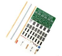 XuQiZZpp Professional Digital Clock Circuit Board Set With 6 Digit Display For Electronics Engineering Students And Hobbyists
