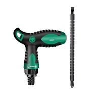 XuQiZZpp Screwdriver Anti-Slip Steel Multifunctional Double Purpose Batch Head Telescopic Hand Tool