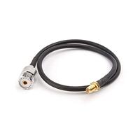 XuQiZZpp SMA Female To UHF SO239 PL259 Female RG58 Pigtail Cable RF Coaxial Assembly Cabl Connector Cover Protector Plug Adapter Socket Coaxial Cable Cord Solder Bulkhead Panel O Press