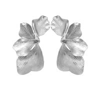 XuQiZZpp Sophisticated Earrings Ear Jewelry Flower Studs Earrings Unique Ear Pendant Alloy Texture Ear Pin for Fashion Lover