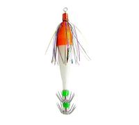 XuQiZZpp Squid Cuttlefish Sleeve Hook Jigs Lures Artificial Shrimp Baits Cuttlefish Sleeve Squid Jigs Baits Easy to Use Shrimp Tackle Hook Lures