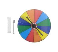 XuQiZZpp Tabletop Prize Turntable Erasable Reusable Fortunes Wheel Draws Roulette Tabletop Lottery Machine Turntable Erasable Reusable Party Turn Plate