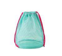 XuQiZZpp Travel Swim Bag Waterproof Adjustable Drawstring Closure Meshed Cosmetic Organiser Compact For Pool Gym Essential Nylon Mesh Swim Bag