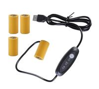 XuQiZZpp USB To 3V 4.5V 6V LR14 C Battery Eliminators USB Power Supply Cable 2-4Pcs LR14 C Battery Replace Replacement Adapter Power Supply Converters