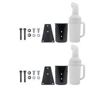 XuQiZZpp User Friendly Golf Cart Sand Container Large Size Shockproof Base Mounting Screws Two Mount Option Effortless Assembly ABS Sand Container