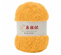 XuQiZZpp Yarn Hand Knitting Yarn Crochet Hat Dolls 3 Strands Corals 50g/Set Yarn Soft Thin Corals Towel Wool Yarn