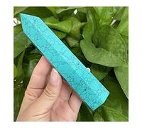 XUQULI Turquoise Mineral Crystal Large Size Magic Wand Obelisk Pillar Home Decor Healing Chakra Stones (Size : 1 Piece)