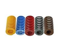 Xuro 1/2PCS Spiral Stamping Spring Coil Compression Release Pressure Mould For Trunk Tailgate Strut Support Lift Bar(18 x 9 x 60mm,1PCS,Yellow)
