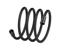 Xuro 1.5/2M Shower Head Hose Black/Grey Long Bathroom Water Extension Plumbing Pipe Showerhead Tube Accessories G1/2(Black,150cm)