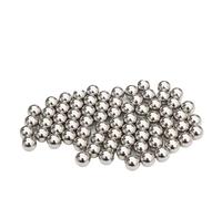 Xuro 100-1000pcs 420 Stainless Steel Balls 0.4/0.5/0.7/0.8/1/1.5/2/2.381/2.5/3~7MM Solid Smooth Recision Bearing Steel Ball Spherical(1000Pcs,3mm)