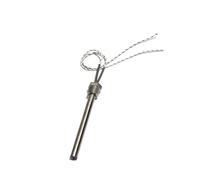 Xuro 12V/24V/36V/48V DN10/16mm Thread 80-300W Cartridge Heater Equipment 10 X 50mm-10 X 200mm Length 1PC(DN10 Without nut,36V,120W DN10 10x80mm)