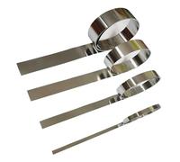 Xuro 1Meter High Elasticity 301 Stainless Steel Strip Thick 0.1mm - 1mm Thin Plate Foil Strip Width 5/8/10/15/20/25/30/35/40/45/50mm(0.1x20x1000mm)