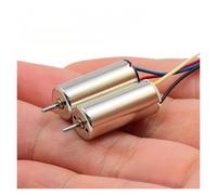 Xuro 1PC Micro Mini 8.5mm*20mm 8520 CW CCW Coreless Motor DC 3V 3.7 V 4.2V High Speed For Aircraft RC Drone Quadcopter Engine(B Black White wires)
