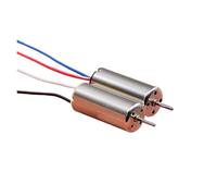 Xuro 1PC Mini 7mm*16mm 716 Coreless Motor 0.8mm Shaft DC 3.7V-4.2V High Speed Engine For Nano Aircraft Drone Quadcopter(B Black and White)