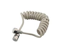 Xuro 2M/3M Spring Flexible Retractable Hose Shower for Head Toilet Bidet Water Pipe Plumbing Black White(2m Grey)