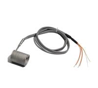 Xuro 40mm*40/45/50mm Electric Hot Runner Spiral Coil Band Heaters 220V with Grounding Wire 3x3mm 3.3x3.3mm Cross-Section 900-1200W(3x3mm,110V,1200W 40x50mm(IDxH))