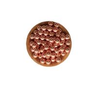 Xuro 50/100Pcs Copper Plated Bearing Steel Ball Solid Carbon Steel Bearing Balls High Precision Smooth Round Ball Bead 4.5mm Roller(50Pcs)